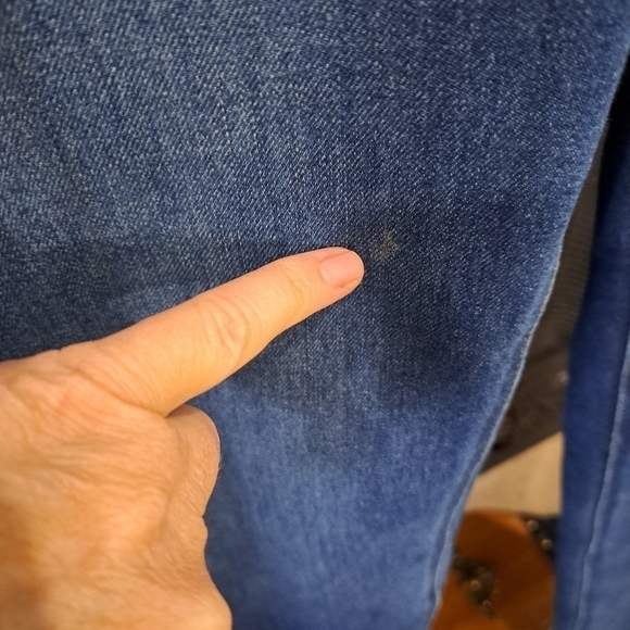 Soft Surroundings Women's Medium Pull On Elastic Waist Pants Denim Jeans Blue - Picture 6 of 11